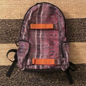 Burton Plaid Skateboard Backpack